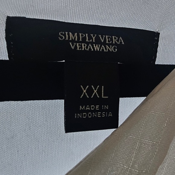 NWT Vera Wang White Tiered Tank Dress Midi White Size Size XXL - Picture 13 of 13